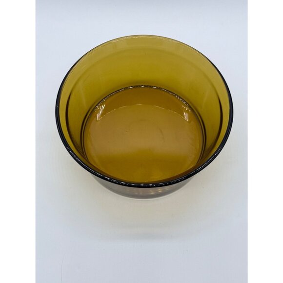 Vintage Anchor Hocking Fire-King Amber Glass Bowl 8.5" in dia. - Picture 3 of 9